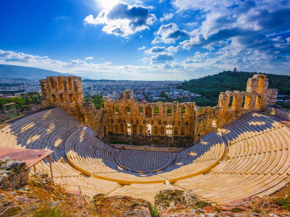 ディオニソスの劇場（アテネのアクロポリス - 世界文化遺産 / ギリシャ）
